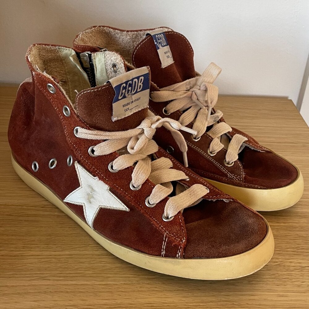 Golden Goose Francy Suede Sneakers Size 10